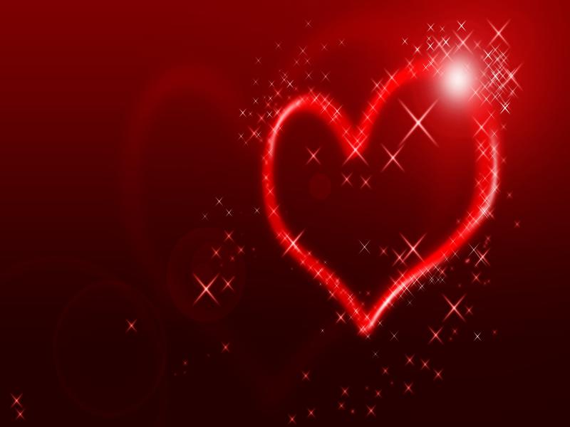 Sparkling Heart  76634 Backgrounds