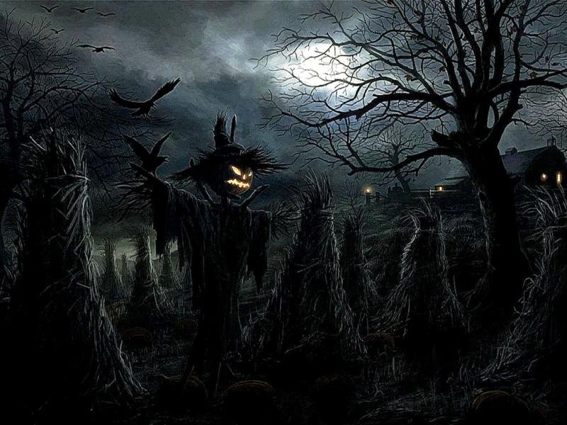 Spooky Halloween Best Free Hd Picture Spooky Halloween Best Free Hd Picture PPT Backgrounds