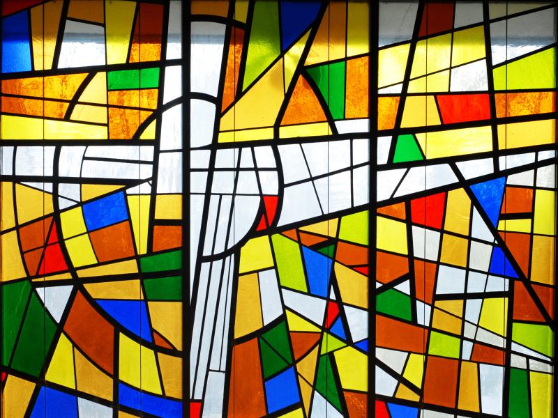Stained Glass Worship Wallpaper Backgrounds