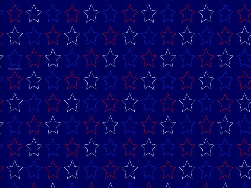 Star Red White and Blue Template Backgrounds