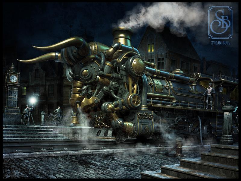 Steampunk Computers Desktop Picture Backgrounds