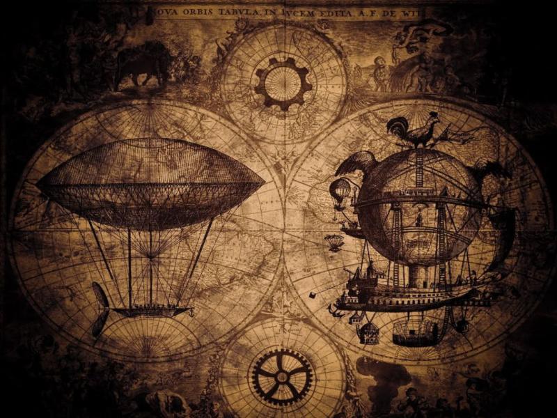 Steampunk Desktop Template Backgrounds