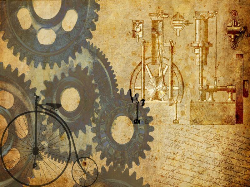 Steampunk Frame Backgrounds