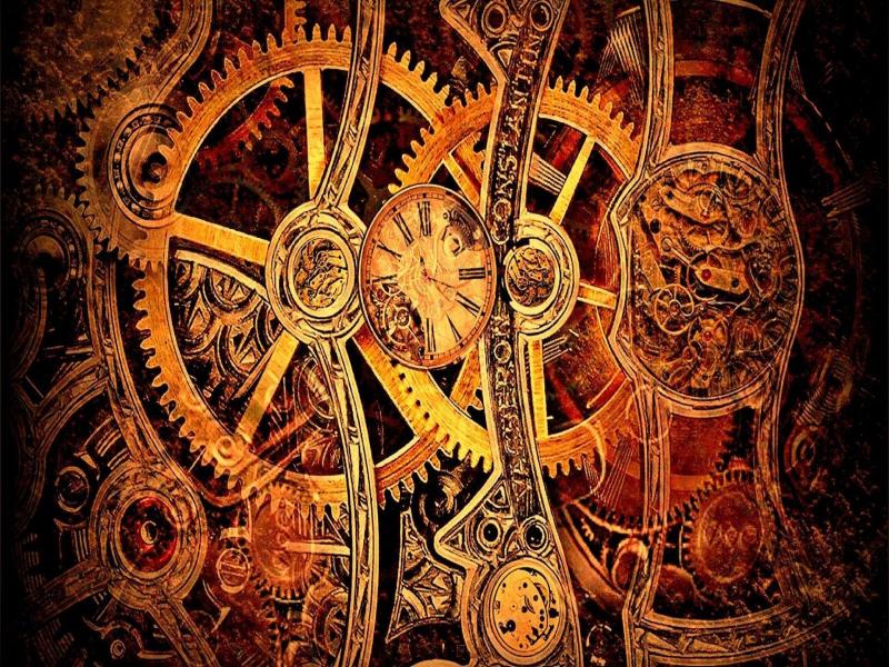 Steampunk HD Frame Backgrounds