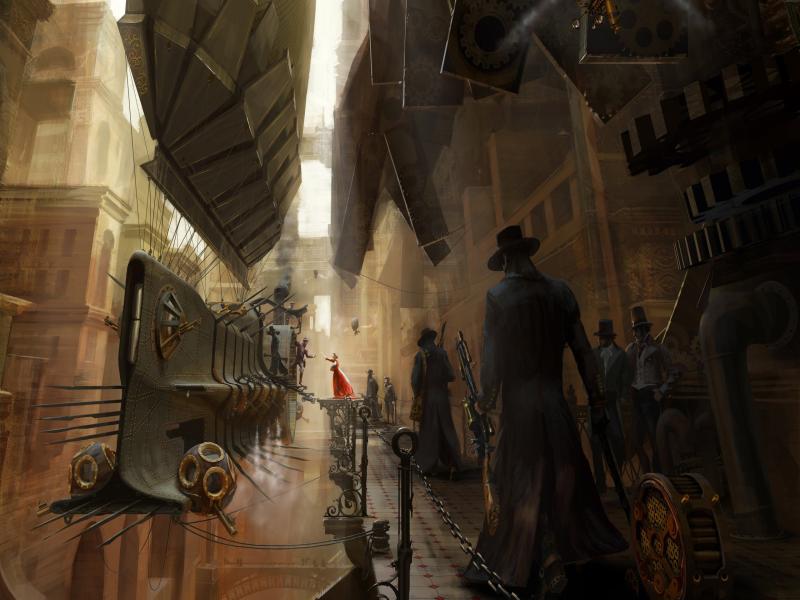 Steampunks Art Backgrounds