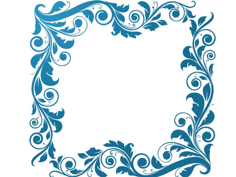 Sweet Floral Frame Backgrounds