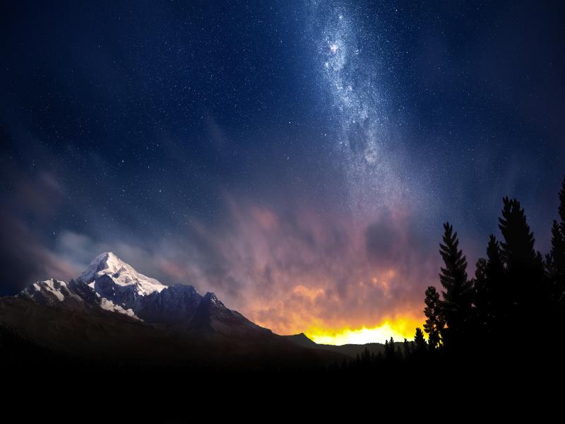 Swiss Night Skys  HDs Clipart Backgrounds