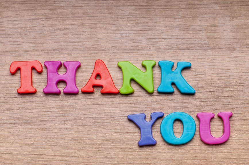 Thank You Clip Art Backgrounds for Powerpoint Templates - PPT Backgrounds