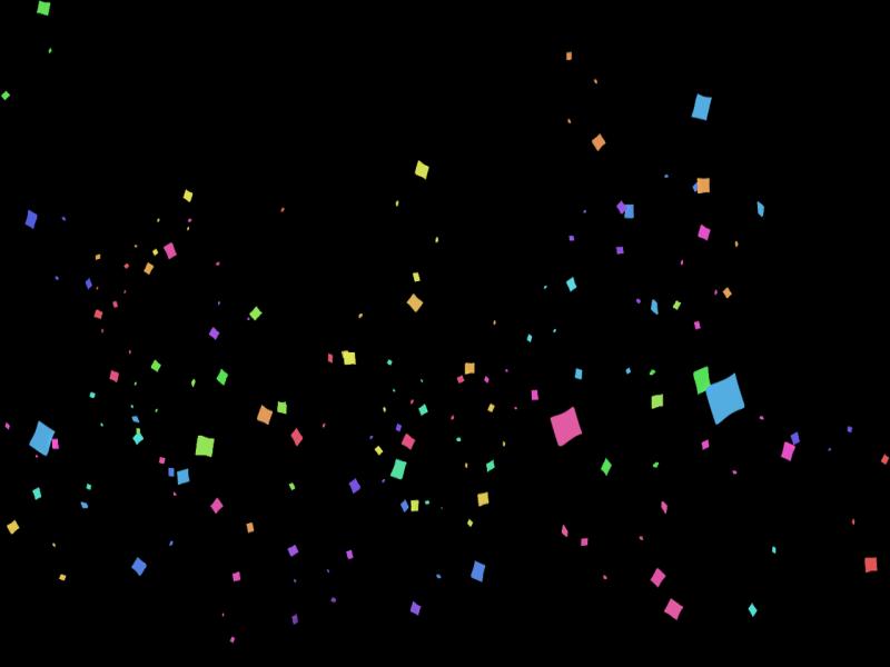 Transparent Confetti image Backgrounds