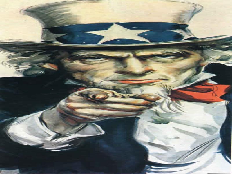 Uncle Sam Image Frame Backgrounds