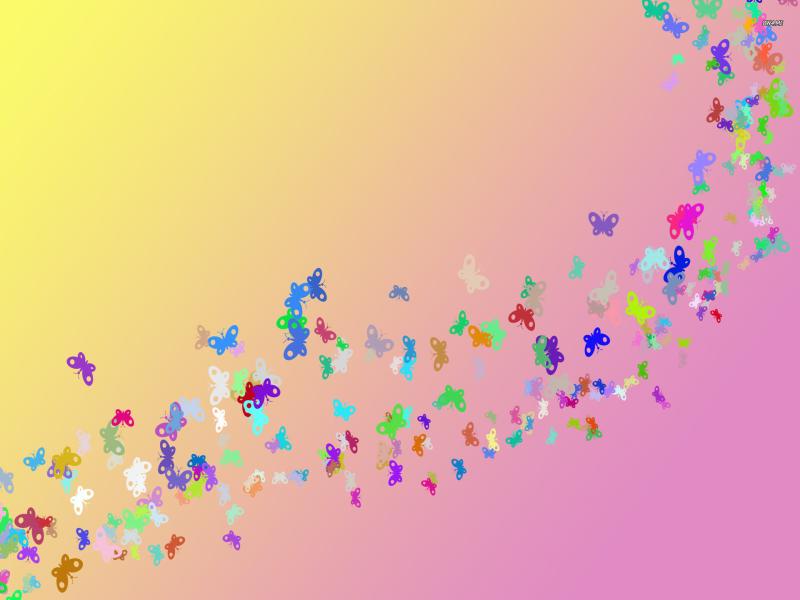 Vector Butterflies PC Android IPhone and IPads   Template Backgrounds