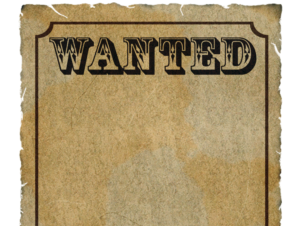 Wanted картинка для фотошопа