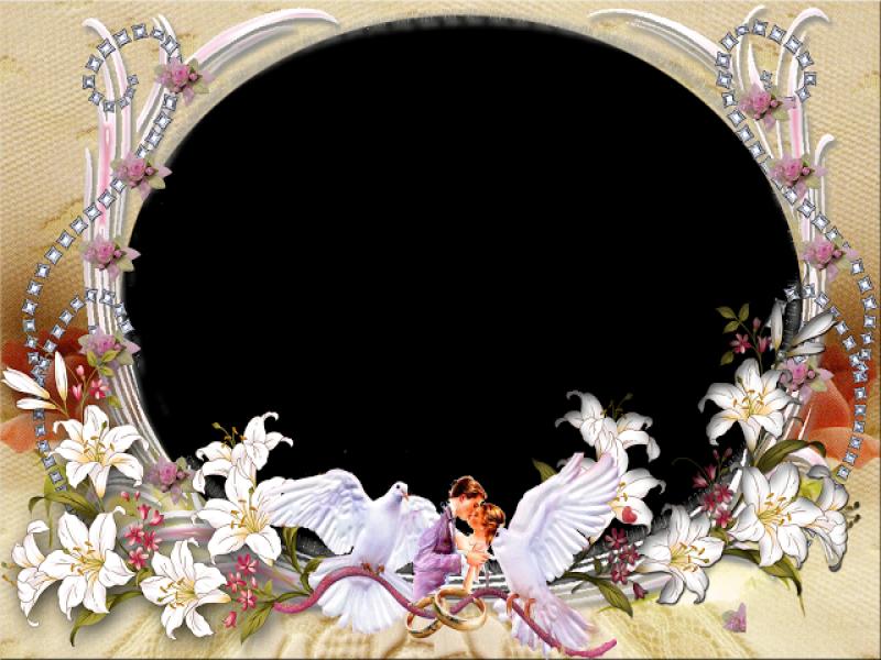 Wedding Frame Image Template Backgrounds