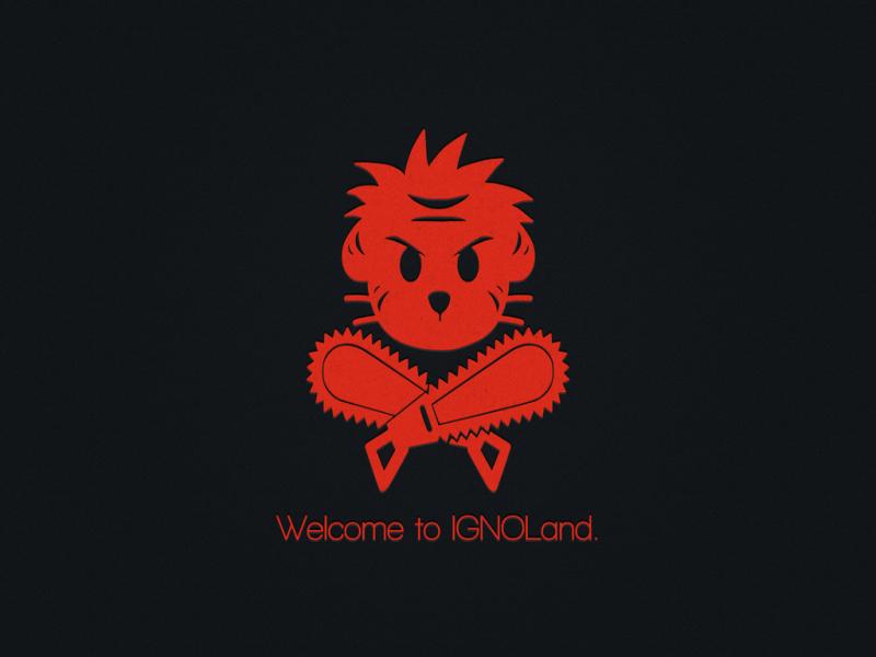 Welcome To Ignoland Logo Graphic Backgrounds