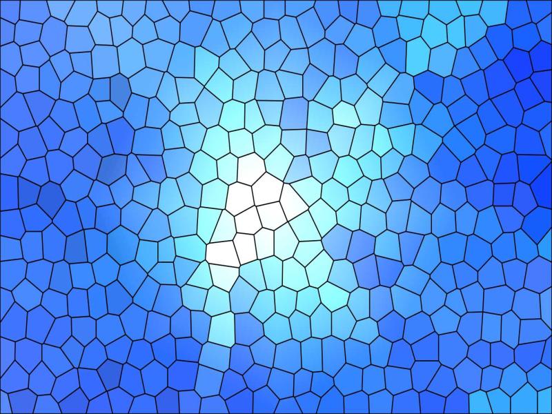 White and Blue Stained Glass Quality Backgrounds