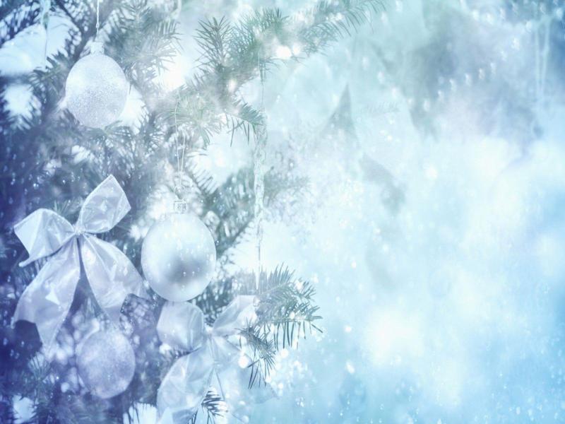 White Christmas Template Backgrounds
