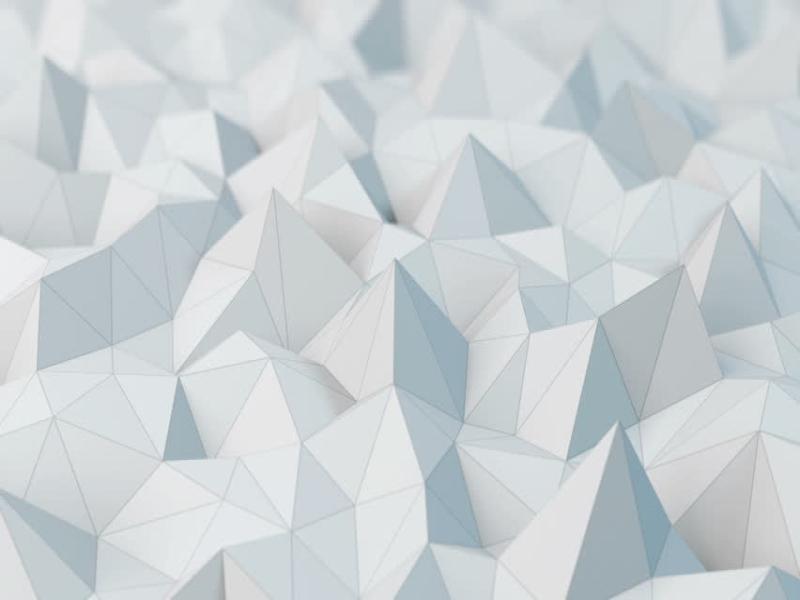 White Low Poly Abstract Art Backgrounds