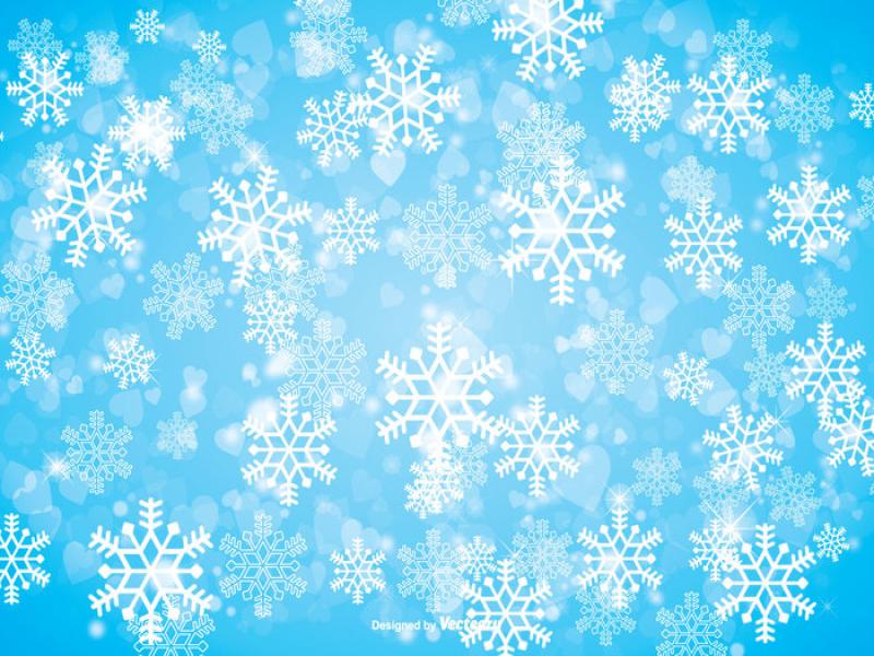 Winter Snowflake Free Vector Art Stock Graphics Wallpaper Backgrounds ...