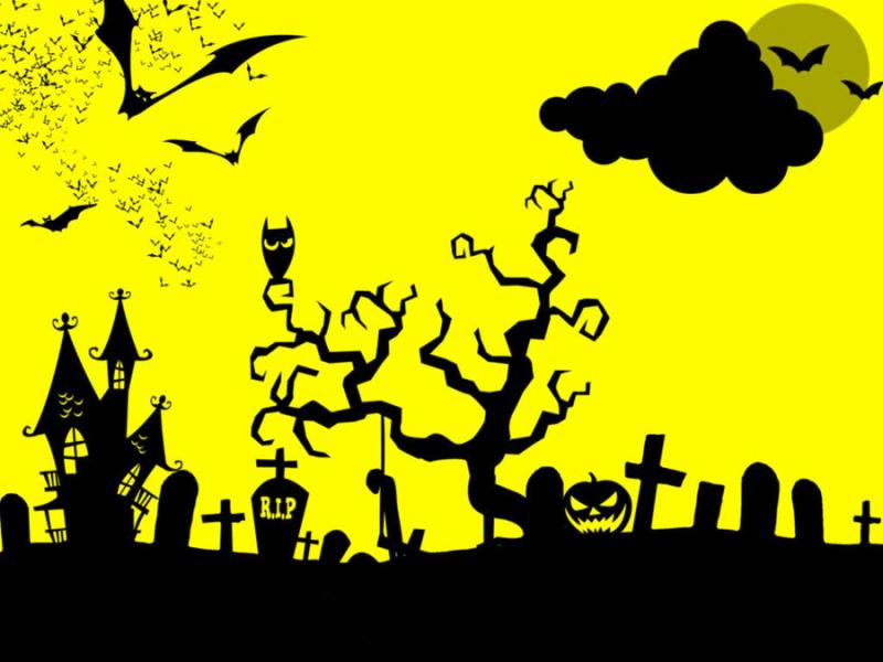 Yellow Halloween Backgrounds