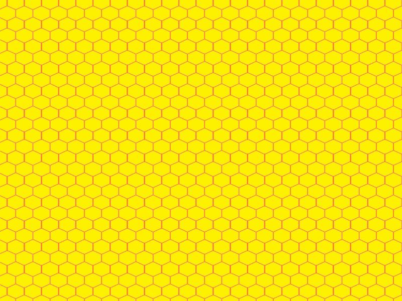 Yellow Honeycomb Pattern image Backgrounds