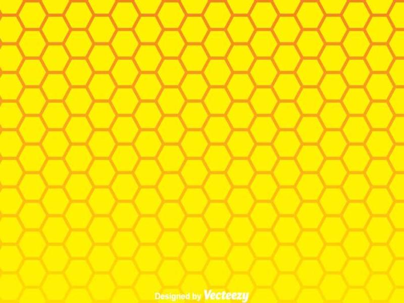 Yellow Honeycomb Wallpaper Backgrounds