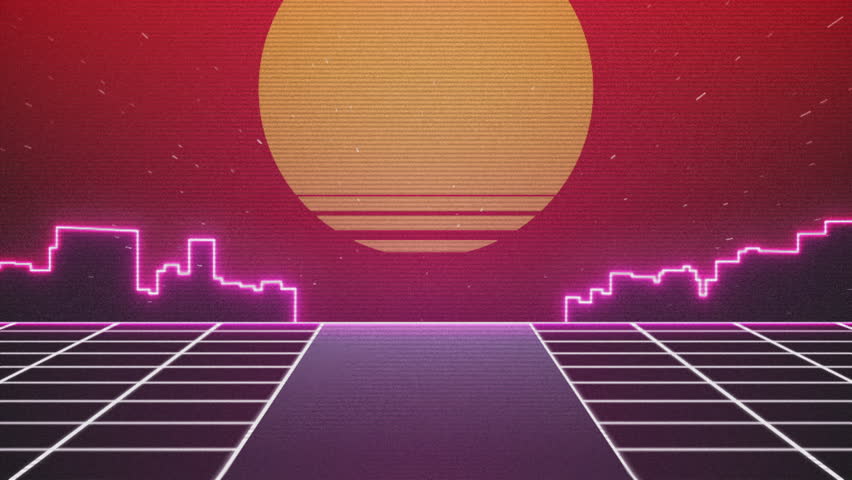 80s Stock Footage Graphic