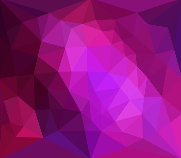 Abstract Low Poly Design Frame