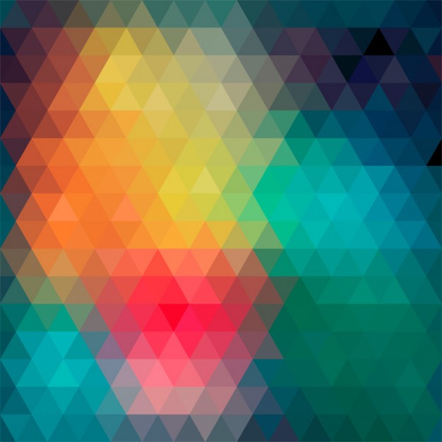 Abstract Made By Colorful Triangles Clipart