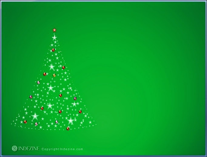 Animated Christmas Tree With Lights Flashing and Glowing