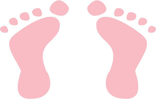 Baby Footprints Clipart