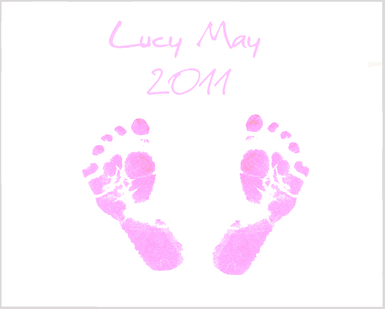 Baby Footprints Picture