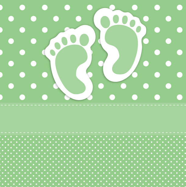 Baby Footprints Template Download