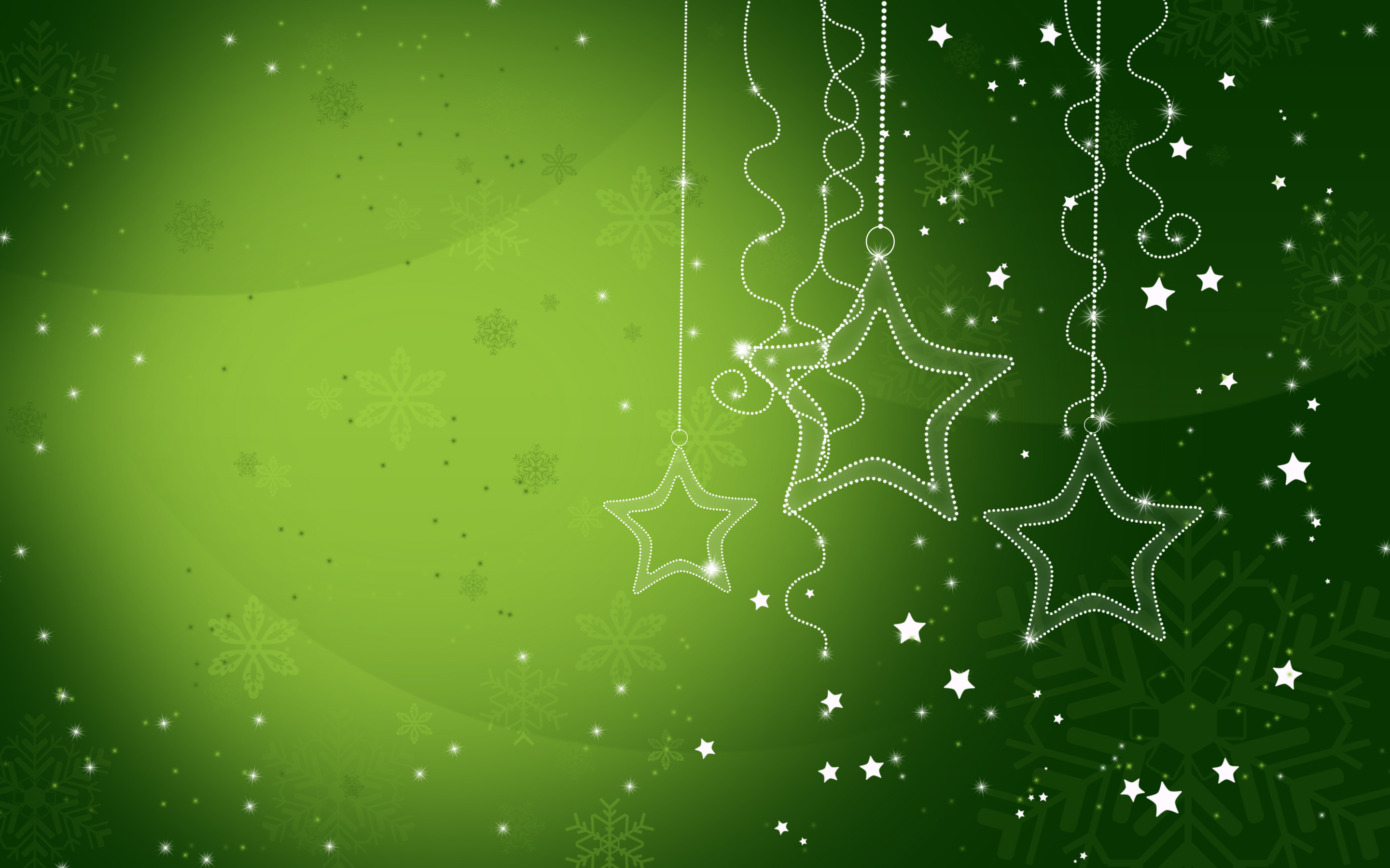 Beautiful Green Christmas Clip Art