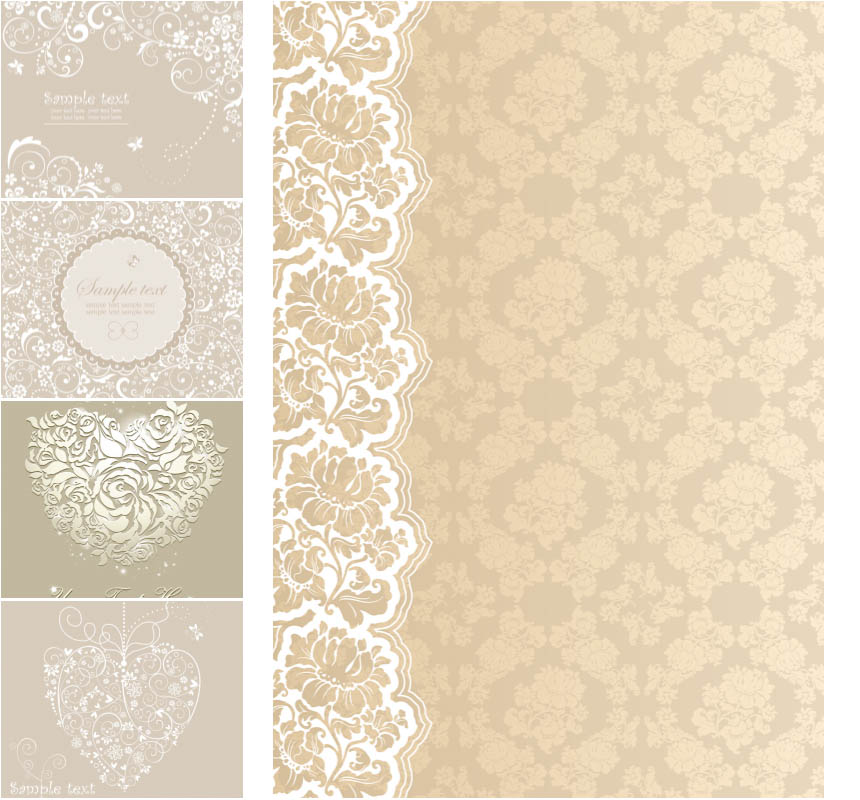 Beige Wedding Vector  Free Vectors and Images In EPS and AI   Slides