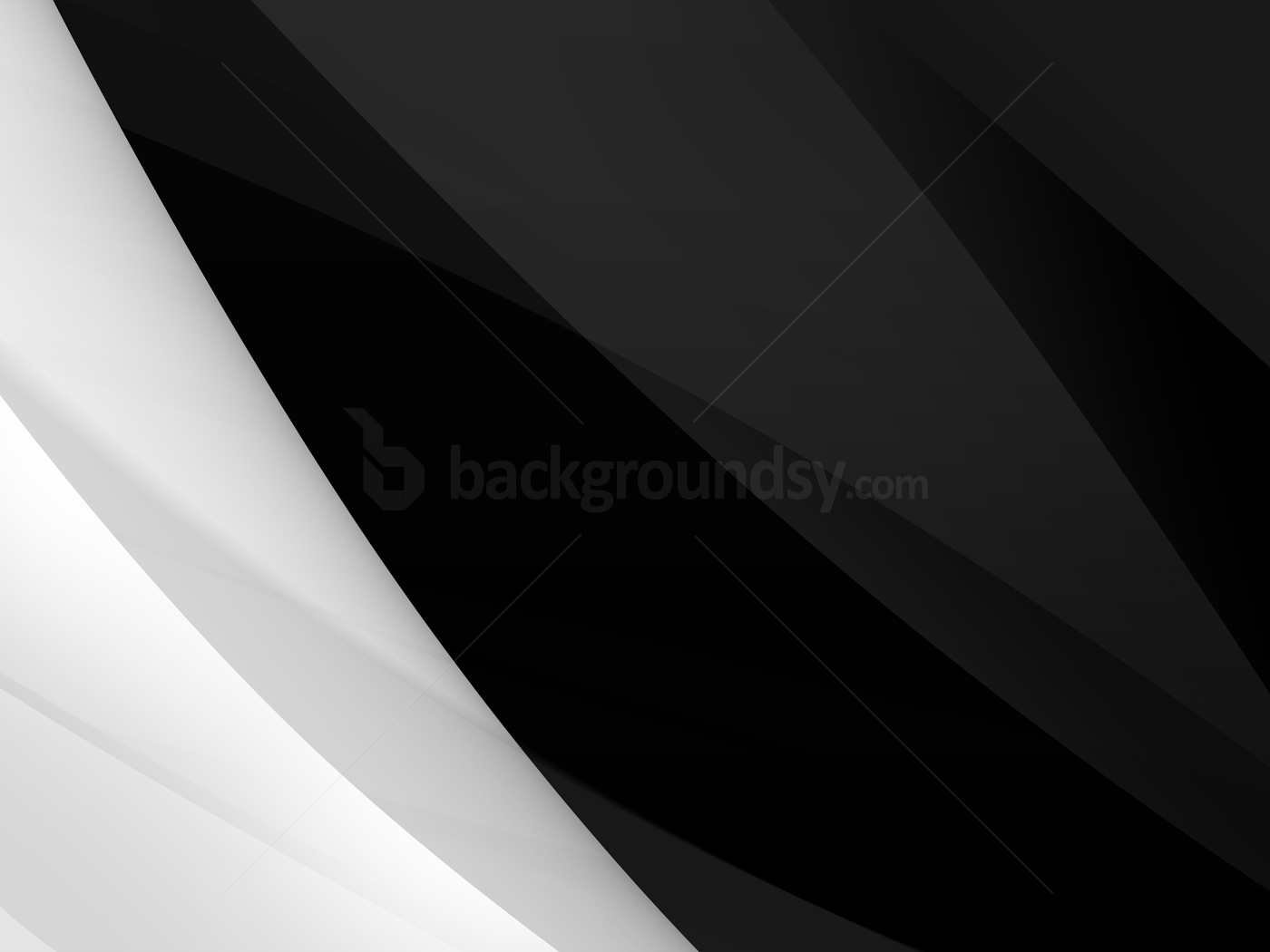 Black and White Abstract  Design