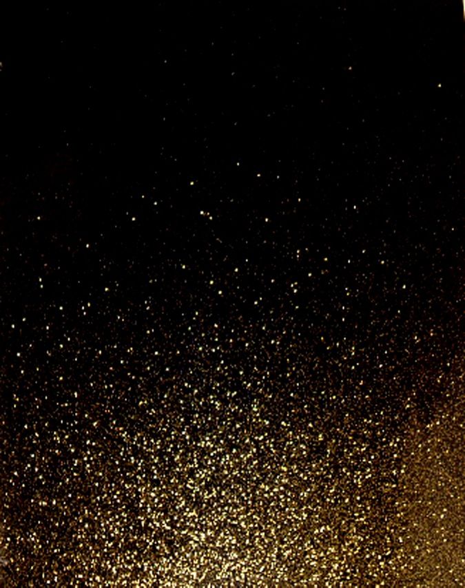 Black and Gold Glitter  Black Gold Fall Art