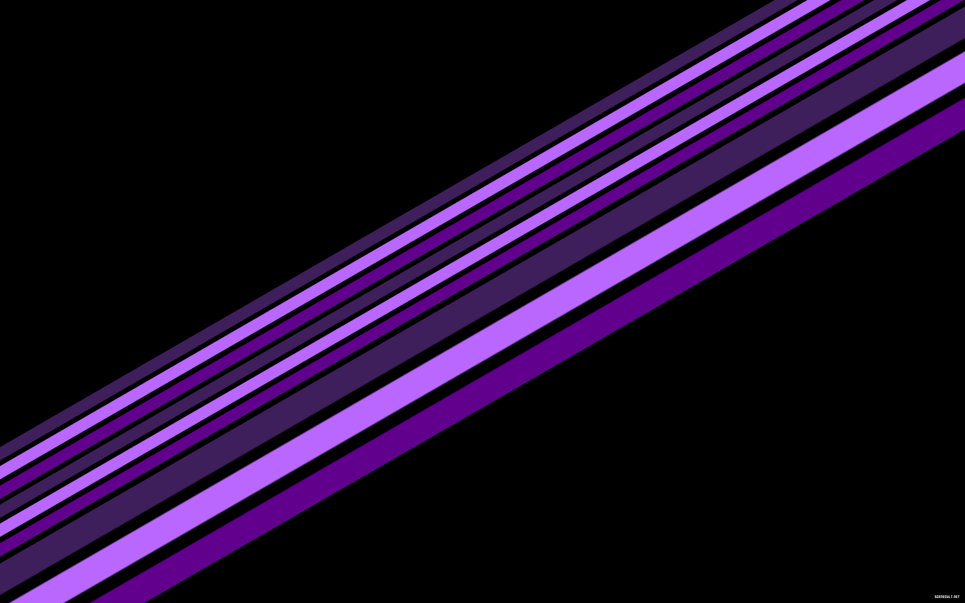 Black and Purple Abstract Hd Frame