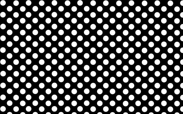 Black and White Polka Dot Desktop