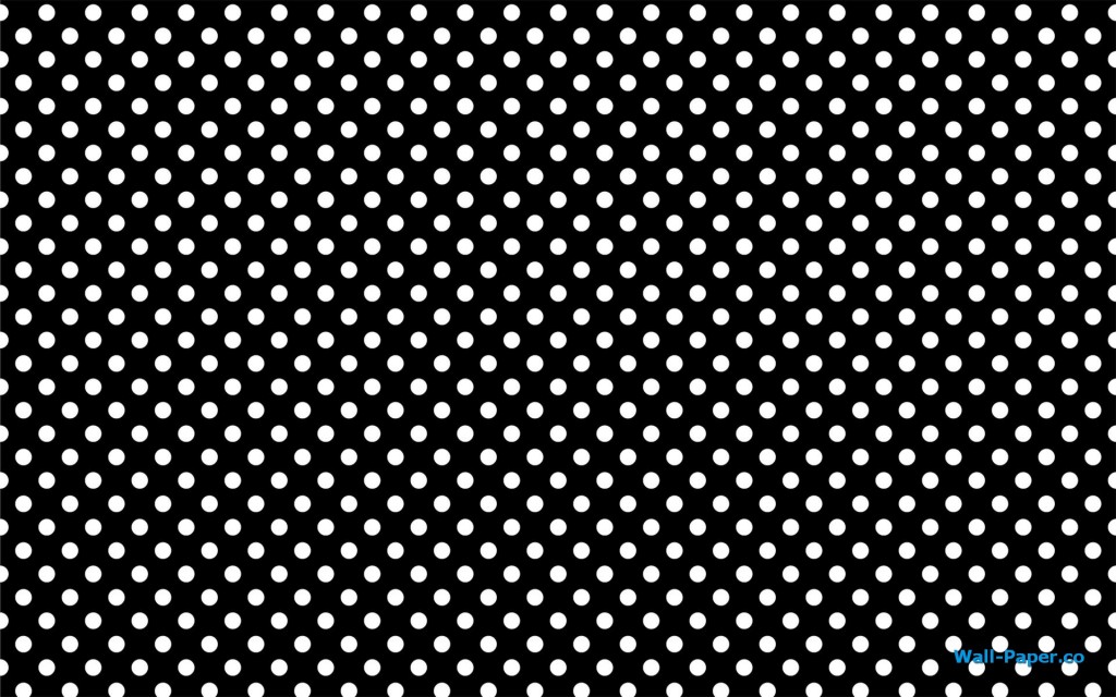 Black and White Polka Dots Design