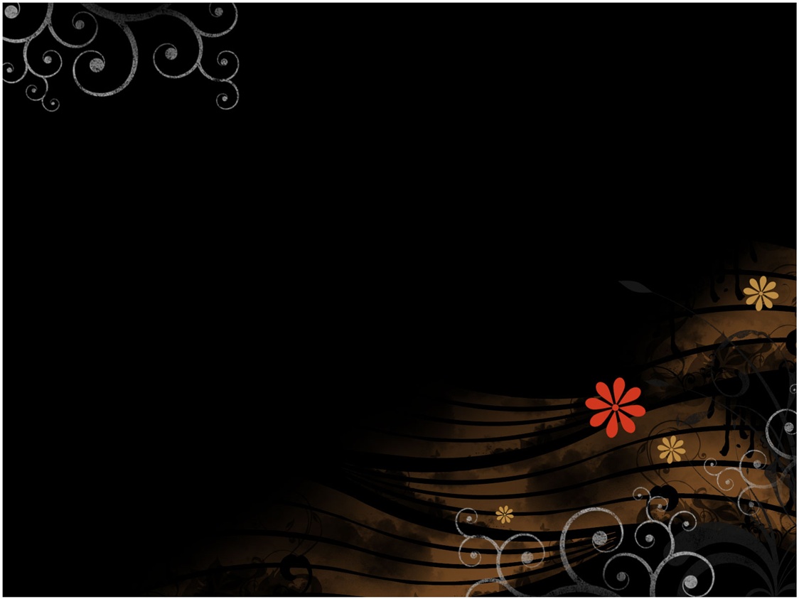 Black Flower Clipart