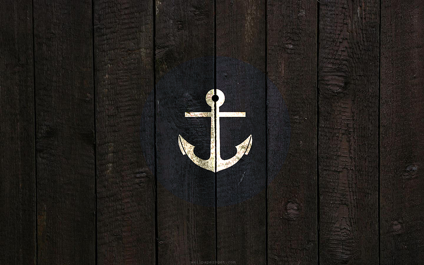 Black Nautical Anchor Presentation