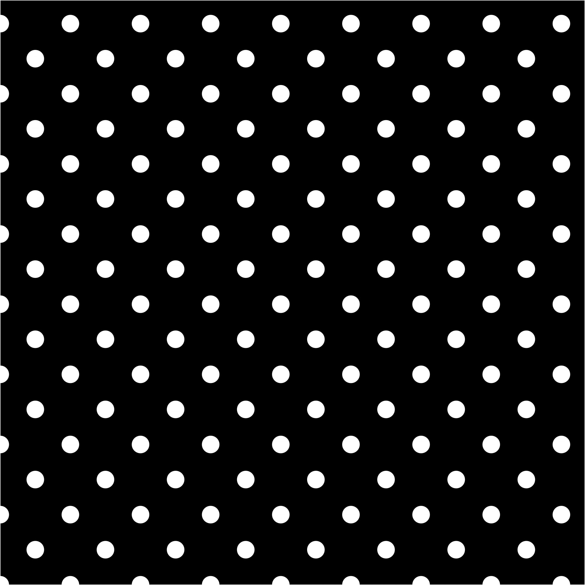 Black Polka Dot