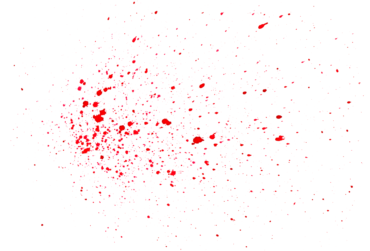 Blood Splatter Transparent Blood and On   Clipart