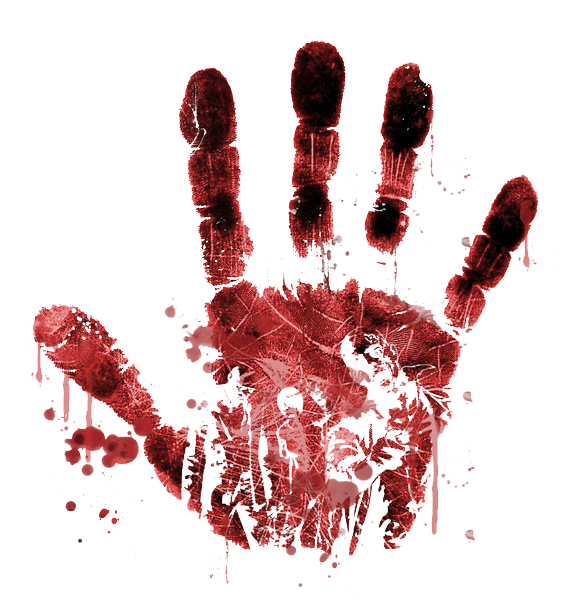 Blood Splatter Transparent Frame Walpaper Picture Slides