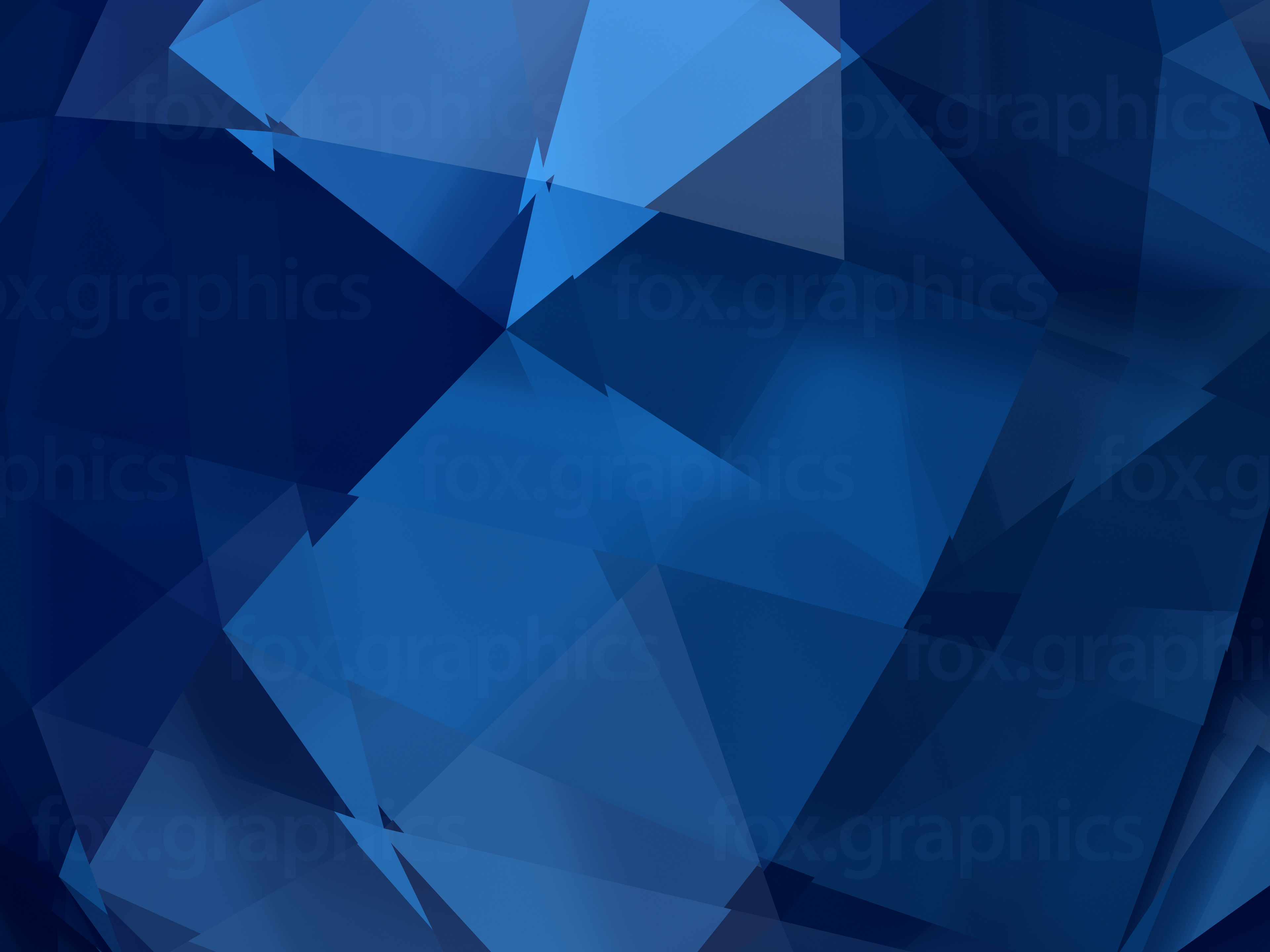 Blue Abstract Triangles Quality