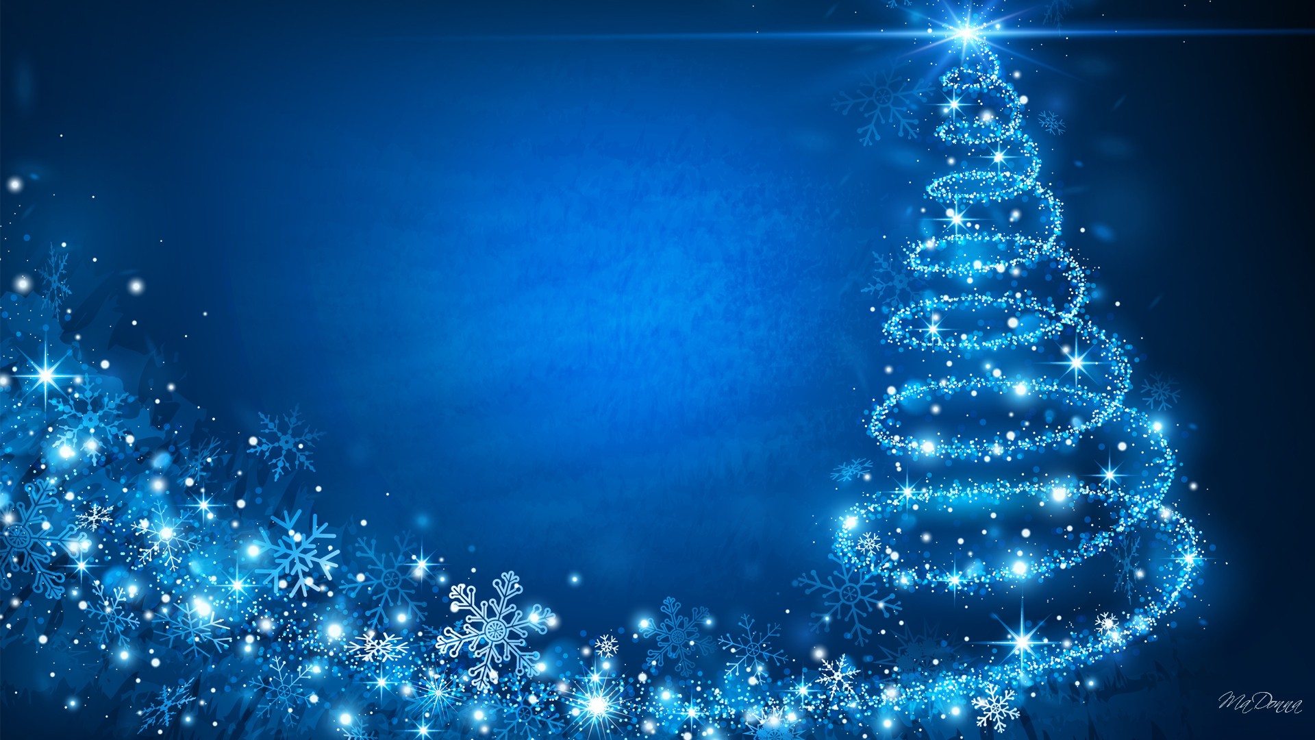 Blue Christmass Clipart