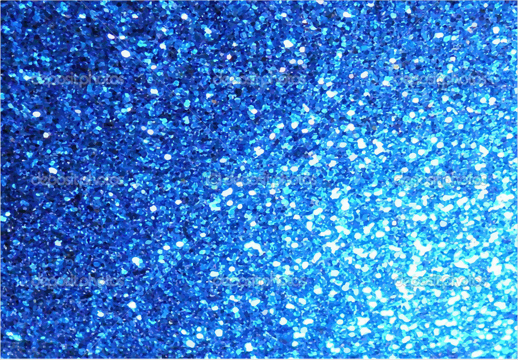 Blue Glitter Slides
