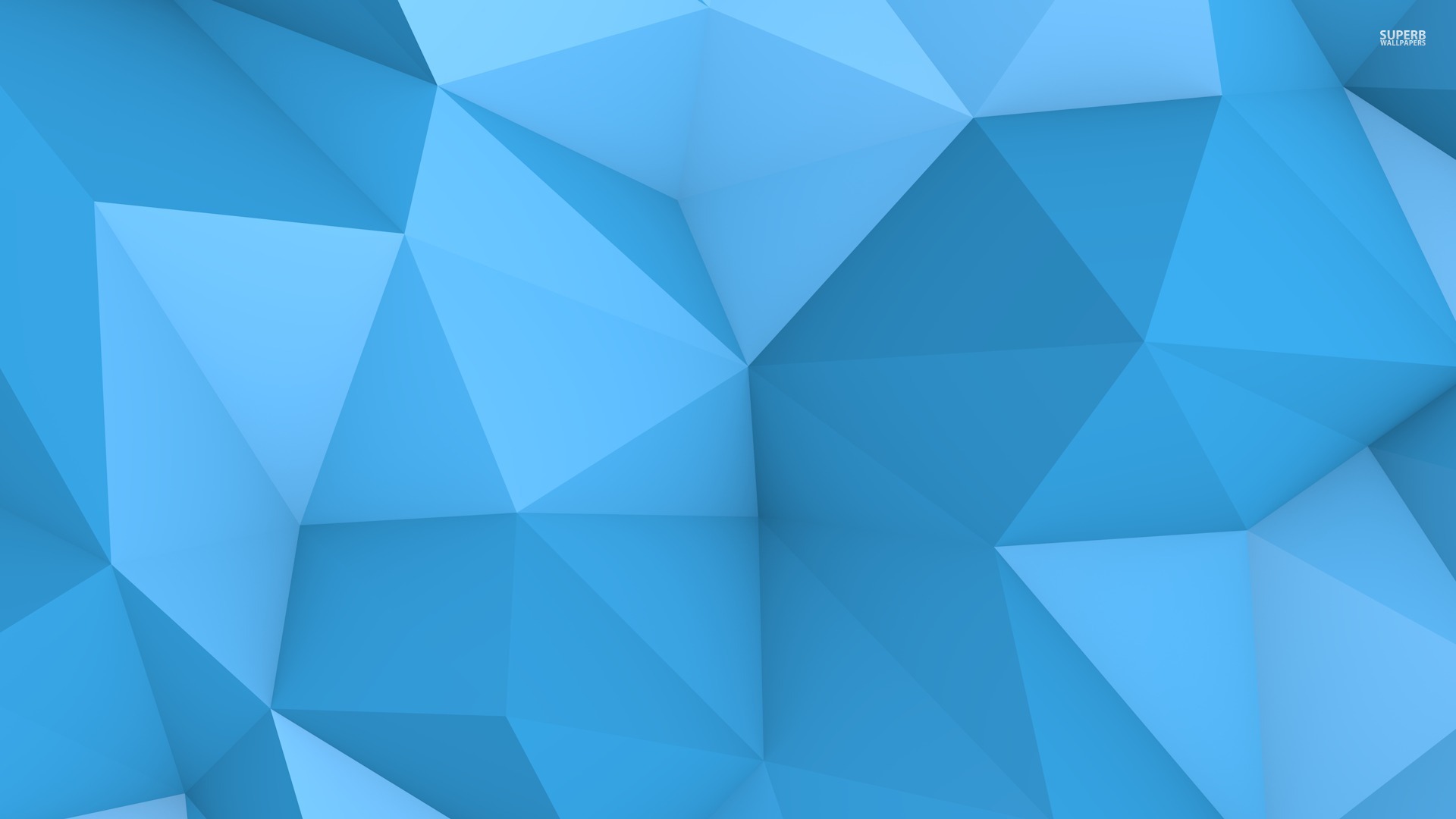 Blue Polygon 1920x1080 Jpg image