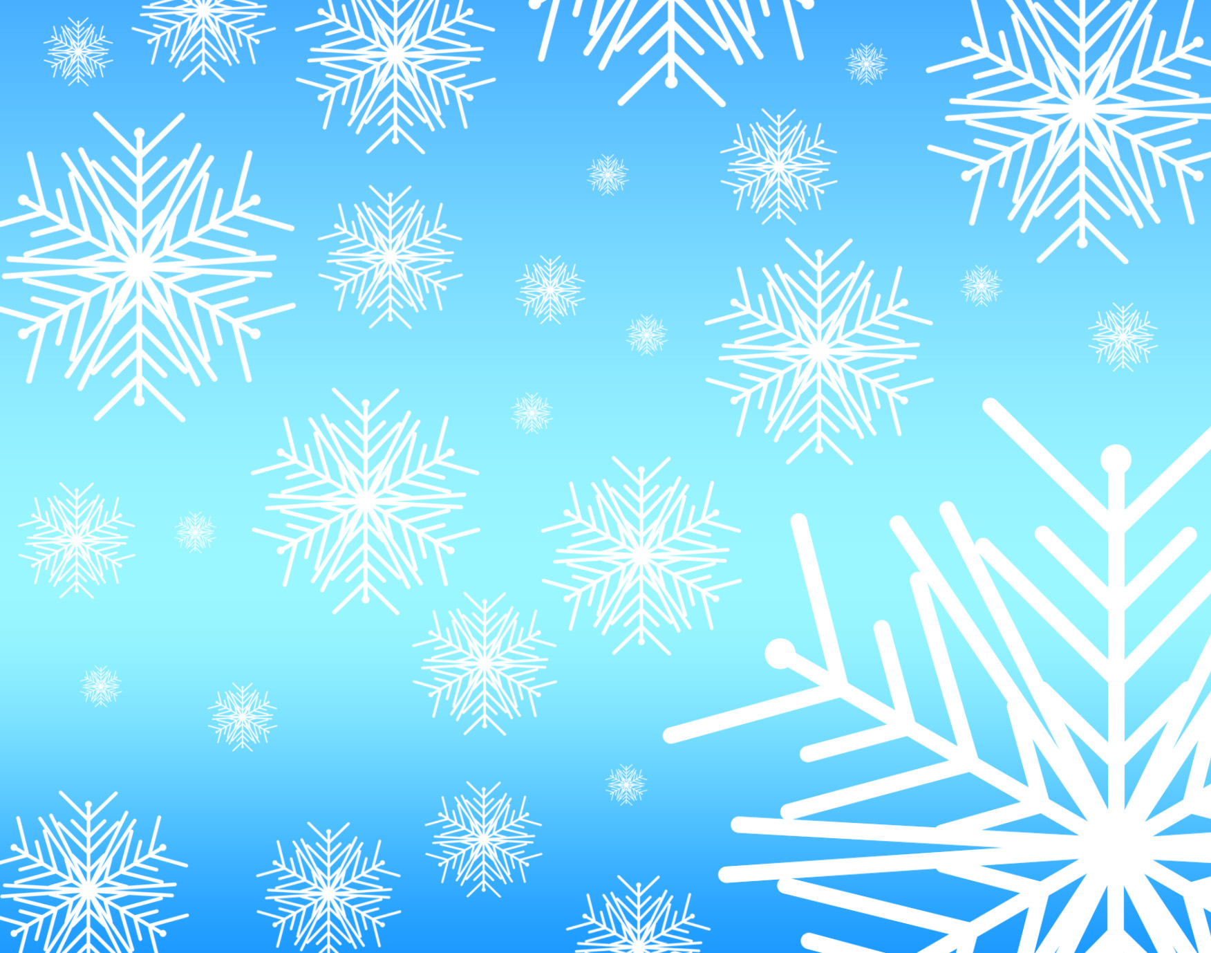 Blue Snowflake Picture