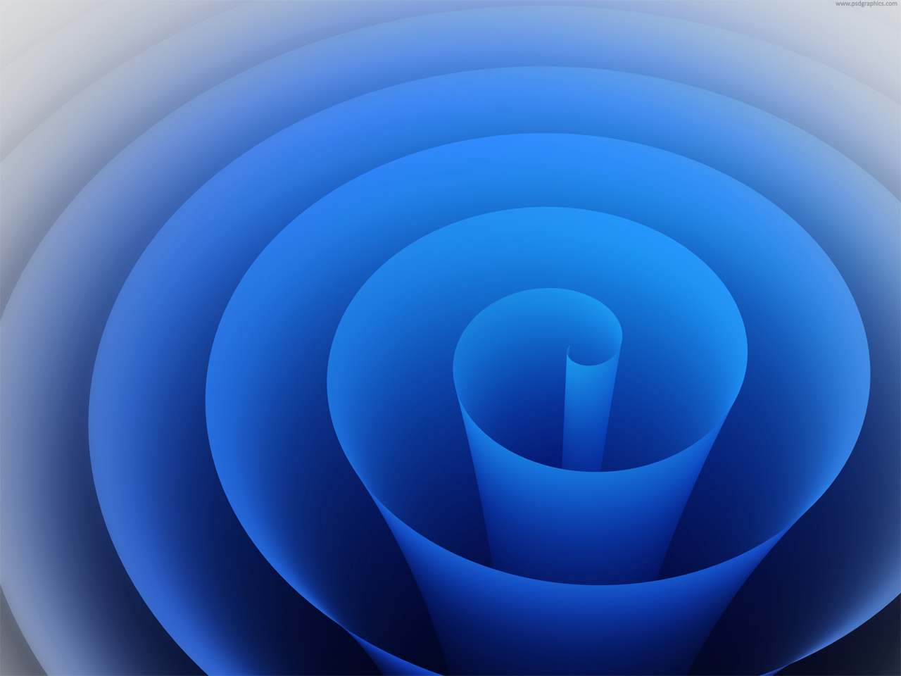Blue Swirl Roll  Graphic